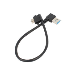 2 PCS USB 3.0 Right Elbow Male to Micro USB 3.0 Elbow Charging Data Cable, Cable Length: 27cm, Right Elbow