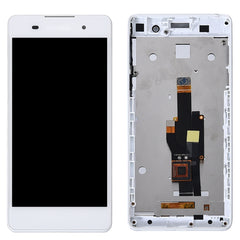 LCD Screen and Digitizer Full Assembly with Frame for Sony Xperia E5 F3311 F3313, For Xperia E5