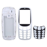 Full Assembly Housing Cover with Keyboard for Nokia 3310, For 3310(Grey), For Nokia 3310