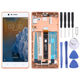 LCD Screen and Digitizer Full Assembly with Frame & Side Keys for Nokia 3 TA-1032, For Nokia 3
