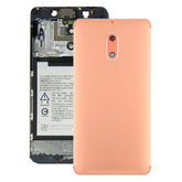 Battery Back Cover with Camera Lens Frame & Side Keys for Nokia 6 TA-1000 TA-1003 TA-1021 TA-1025 TA-1033 TA-1039, For Nokia 6