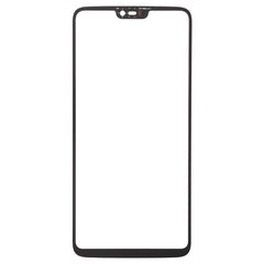 For OnePlus 6 Front Screen Outer Glass Lens, For OnePlus 6 Black
