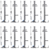 10 PCS Original Front Housing Adhesive for Sony Xperia 5 II, For Sony Xperia 5 II