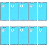 10 PCS Original Front Housing Adhesive for Sony Xperia XZ1 Compact, For Sony Xperia XZ1 Compact