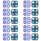 10 PCS Back Camera Lens for Motorola Moto G 5G Plus XT2075 XT2075-2 XT2075-3, For Motorola Moto G 5G Plus