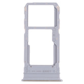 For vivo Y76s V2156A SIM Card Tray + SIM Card Tray / Micro SD Card Tray, For vivo Y76s