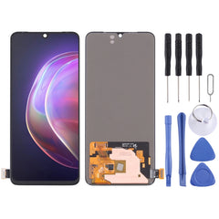Original AMOLED Material LCD Screen and Digitizer Full Assembly for vivo V21 5G V2050, For vivo V21 5G(Original)
