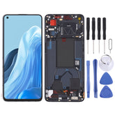 Original LCD Screen and Digitizer Full Assembly with Frame For OPPO Reno7 5G China PFJM10, For OPPO Reno7 5G China