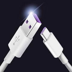 5A USB to USB-C / Type-C Mobile Phone Tablet PC Universal Super Fast Charging Data Cable, 1m, 1.5m