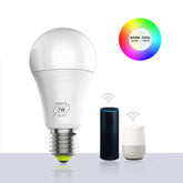 7W E27 RGBCW WIFI LED smart bulb wireless smart home automation light