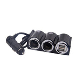 DC 12V / 24V Dual USB Multi Female Car Cigarette Lighter Splitter Socket Adapter Charger Socket Power Adapter / Charger, DC 12V / 24V 2 Socket