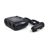 Cigarette Lighter Adapter Splitter 3 Sockets Cigarette Lighter Splitter 12V/24V Power Car Charger, 3 Sockets
