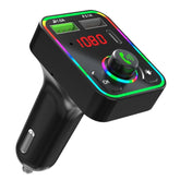F3 Car FM Transmitter LED Backlight Receiver MP3 Player 3.1A USB Charger Dual USB Charger, F3