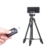 YUNTENG 6208 Aluminum Tripod Mount with Bluetooth Remote Control & 3-Way Head & Phone Clamp, VCT-6208