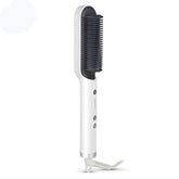 K-SKIN KD380 Hair Straightener Electric Straight Hair Curler Comb Brush PTC Heating Ceramic Straight Hair Brush, UK Plug, White, UK Plug, Black, EU Plug, Black, EU Plug, White