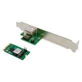 ST7245 M2 to RJ45 Network Card for RTL8111F Chipset, M2 to RJ45