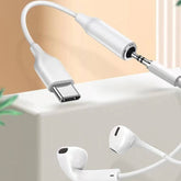 Type C to 3.5mm Female Headphone Jack Adapter for Samsung Galaxy S22 S22+ S21 S21+ S20 S20+ Ultra Note 20 Note 10 Plus S10 Plus S10e S9+ S8 Plus, DS-NO10T35