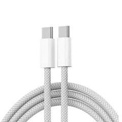 XJ-98 2pcs 1m 35W USB-C / Type-C to Type-C Fast Charging Data Cable, 35W (2pcs)
