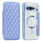 Shield Magsafe RFID Anti-theft Rhombus Leather Phone Case, For Google Pixel 10 Pro XL, For Google Pixel 9 Pro XL