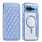 Shield Magsafe RFID Anti-theft Rhombus Leather Phone Case, For Google Pixel 11 Pro XL, For Google Pixel 11