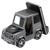 G63 Bluetooth Speaker Clock Atmosphere Light 6-in-1 Car Shape 15W Desktop Wireless Charger