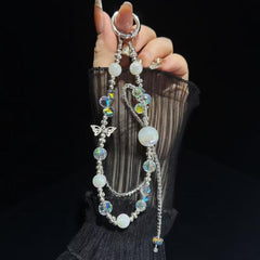 Heidi Pearl Woven Bow Mobile Phone Chain