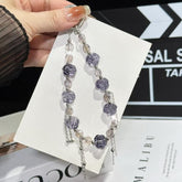 Camellia Crystal Mobile Phone Chain