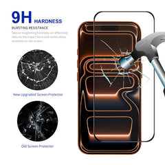 ENKAY Thickened Glue No White Edge High Aluminum-silicon Tempered Glass Film, For iPhone 17 Pro Max, For iPhone 17 Pro, For iPhone 17, For iPhone Air