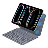 Magnetic Keyboard Slim Protective Case, For iPad 2025, For iPad Air 11 2025, For iPad Air 13 2025, For iPad Pro 13 2024, For iPad Air 11 2024, For iPad Pro 11 2024, For iPad Pro 12.9 2021 / 2022, For iPad 2022, For iPad Air 2022 / 2020 10.9