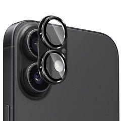 ENKAY CD Texture Aluminium Alloy Tempered Glass Lens Cover Film, For iPhone 17