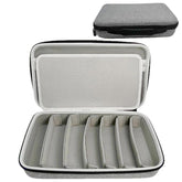 Portable Adjustable Multi-Compartment Hard Case Eyeglass Storage Bag