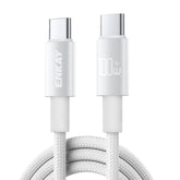 ENKAY PD100W USB-C / Type-C to Type-C Nylon Braided Fast Charging Cable with E-Marker Chip, 1m, 2m