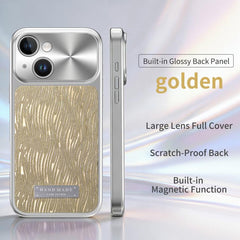 Flowing Water Ripple Magnetic Shockproof Phone Case, For iPhone 15, For iPhone 14