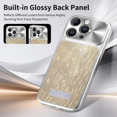 Flowing Water Ripple Magnetic Shockproof Phone Case, For iPhone 16 Pro, For iPhone 16