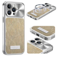 Flowing Water Ripple Magnetic Shockproof Phone Case, For iPhone 16 Pro, For iPhone 16