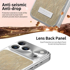 Flowing Water Ripple Magnetic Shockproof Phone Case, For iPhone 17 Pro Max, For iPhone 17 Pro