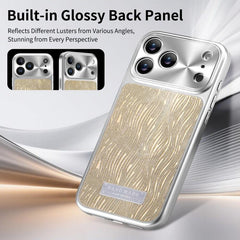 Flowing Water Ripple Magnetic Shockproof Phone Case, For iPhone 17 Pro Max, For iPhone 17 Pro