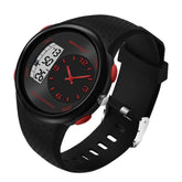SANDA 763 Men Waterproof Student Watch Explosive Fashion Multi Functional Night light Outdoor Sports Personality Electronic Wrist Watch