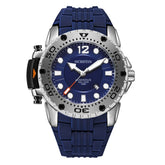 OCHSTIN 6124 Night Light Waterproof Men Watch Outdoor Sports Quartz Watch Silicone Watch