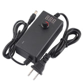 AC To DC Adjustable Voltage Power Adapter Universal Power Supply Display Screen Power Switching Charger, US 3V-12V 2A, EU 3V-12V 2A, US 9V-24V 1A, EU 9V-24V 1A, US 3-24V 1A, EU 3-24V 1A