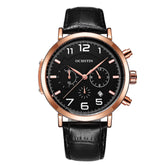 Ochstin 6105 Multi Function Watch Business Leisure Men Watch Waterproof Timing Quartz Watch Belt Watch
