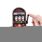 Mini Slot Machine Toy Rotatable Stress Reliever Children Party Jackpot Funny Jokes Play Toy, Random Color, Mini Slot Machine Toy
