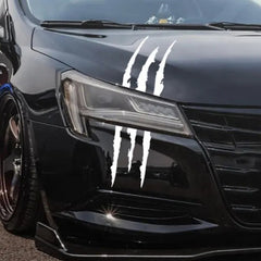 Reflective Car Sticker Monster Scratch Stripe Claw Marks Car Auto Headlight Decoration Vinyl Decal Car Stickers, Size:40X12cm