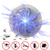 Solar Powered Mosquito Killer Home Insect Pest Killer UV Light Lamp Outdoor Indoor Mosquito Bug Zapper Repellent, Zapper Repellent