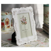 Home Decoration Pastoral Style Rose Carved Picture Frame Decoration, Carved Picture Frame