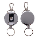 Resilience Steel Wire Rope Elastic Sporty Retractable Anti Lost Keychain, Resilience Steel Wire Rope Keychain