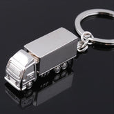 2 PCS Creative Keychain Metal Solid Van Gift Pendant, Van Shape