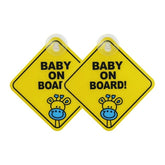 20 PCS Car Sticker BABY ON BOARD Warning Safty Sign Vinyl Decal, Style 1, Style 2