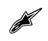 10 PCS Alpine Star Car Sticker Motorcycle Car Decoration, Size: 18x7.6cm, Alpine Star