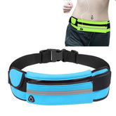 Kettle Pockets Outdoor Sports Mobile Phone Pockets Waist Bag, Sky Blue, Black, Green, Orange, Rose Red